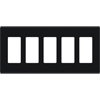 Lutron, Claro Wallplates, CW-5-BL
