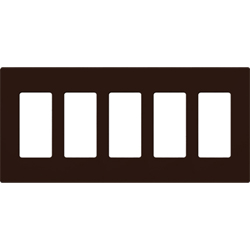 Lutron, Claro Wallplates, CW-5-BR