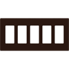 Lutron, Claro Wallplates, CW-5-BR