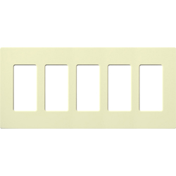 Lutron, Claro Wallplates, CW-5-AL