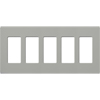 Lutron, Claro Wallplates, CW-5-GR