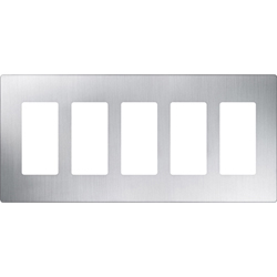Lutron, Claro Wallplates, CW-5-SS