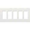 Lutron, Claro Wallplates, CW-5-WH