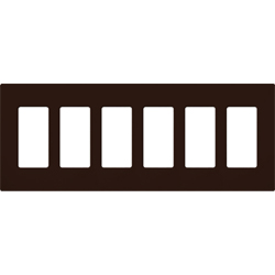 Lutron, Claro Wallplates, CW-6-BR