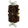 Hubbell, L515DRI, L5-15R, Duplex Receptacle 