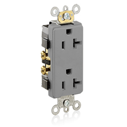 Leviton, 16342-GY, 5-20R