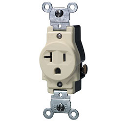 Leviton, 5801-W, 5-20R