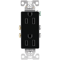 Cooper Wiring Devices, 1107-9BK, 5-15R