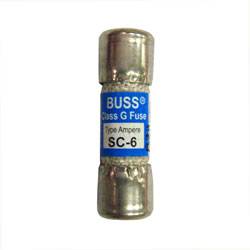 Cooper Bussmann, SC-6, Fast Acting Fuse, Class G