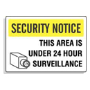 SETON, Security Notice Sign, 83161