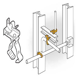 Flange Mount Conduit Clip, 16M24