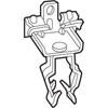 Flange Mount Conduit Clip, 16P58
