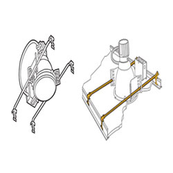 Caddy, Suspension Bars, 520, M38124