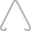 Caddy, Fluorescent Fixture Hanger, LFC, M38133
