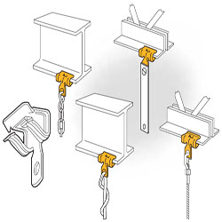 Hammer-On Flange Clip, 4H24