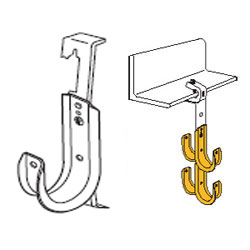 Wide Base Cable Support, CAT124Z34, M43057