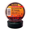 3M, Scotch&reg; Vinyl Electrical Color Coding Tape, 35-Green