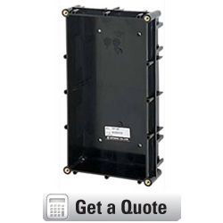 AIPHONE, 2 Module Back Box, GF-2B 