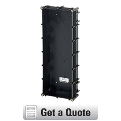 AIPHONE, 3 Module Back Box, GF-3B 