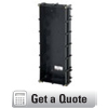 AIPHONE, 3 Module Back Box, GF-3B 