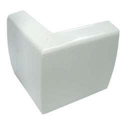 Wiremold, 2300 Nonmetallic Raceway Series, 90&deg; External Elbow, 2318-WH