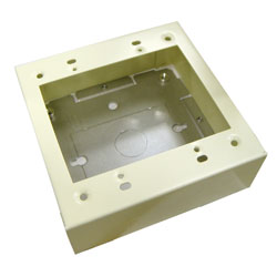 Wiremold, Plugmold 2000 Series, Two-Gang Device Box, V2048-2