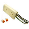 Wiremold, Plugmold 2400 Series, Duplex Receptacle, V2427GA
