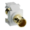 Leviton, QuickPort&reg; BNC Snap-In Adapter, 40832-BW