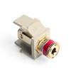 Leviton, QuickPort&reg; Binding Post Snap-In Adapter, 40833-BIR