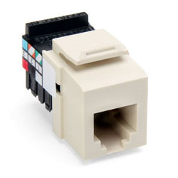 Leviton, QuickPort&reg; Voice Grade USCO Connetor, 41106-RT6