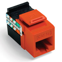 Leviton, QuickPort&reg; GigaMax 5e Connector, 5G108-RO5