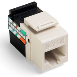 Leviton, QuickPort&reg; GigaMax 5e Connector, 5G108-RT5