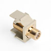 Leviton, QuickPort&reg; F-Type Snap-In Connector, 40831-BI