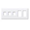 Lutron, Nova T Wallplates, NT-SSSRR-FB-WH