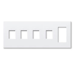 Lutron, Nova T Wallplates, NT-SSSSR-FB-WH