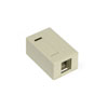 Leviton, QuickPort&reg; 1-Port Surface Mount Housing, 41089-1IP