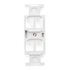 Leviton, QuickPort&reg; Quad 106 Type 4-Port Insert, 41087-QWP