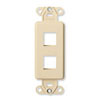 Leviton, QuickPort&reg; Decora Plus 2-Port Insert, 40850-BI
