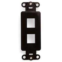 Leviton, QuickPort&reg; Decora 2-Port Insert, 41642-B