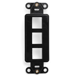 Leviton, QuickPort&reg; Decora 3-Port Insert, 41643-E