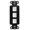 Leviton, QuickPort&reg; Decora 3-Port Insert, 41643-E