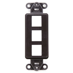Leviton, QuickPort&reg; Decora 3-Port Insert, 41643-B