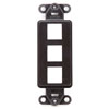 Leviton, QuickPort&reg; Decora 3-Port Insert, 41643-B