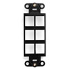Leviton, QuickPort&reg; Decora 6-Port Insert, 41646-E
