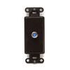 Leviton, Decora Video Single F-Type Wall Jack Insert, 40681-B