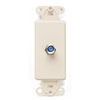 Leviton, Decora Video Single F-Type Wall Jack Insert, 40681-I