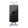Leviton, Type 625 Decora 6P4C Telephone Wall Jack Insert, 40649