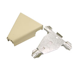 Cablewholesale Cable Raceway White 1.75 inch Ceiling Entry