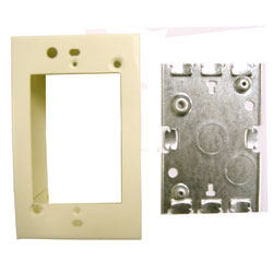 Wiremold, Steel Raceway 500 & 700 Series, Extra Deep Device Box, V5744