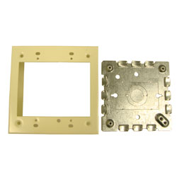Wiremold, Steel Raceway 500 & 700 Series, Extra Deep Device Box - 2 Gang, V5744-2